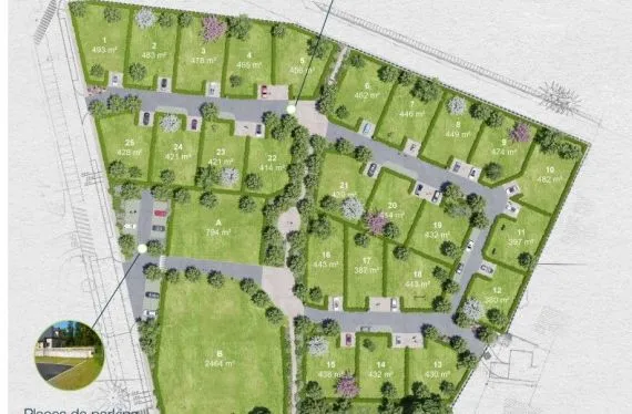 Terrain 456 m² à MUZILLAC