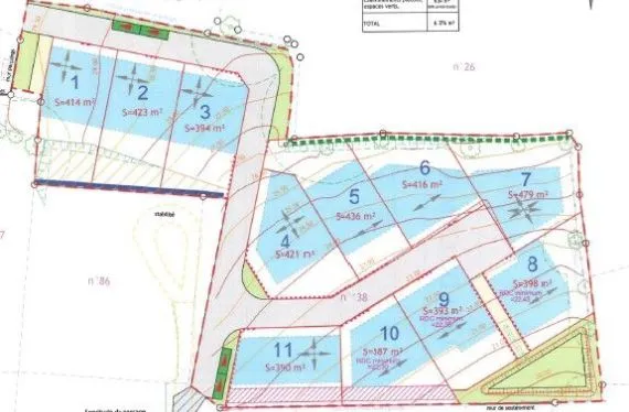 Terrain 423 m² à MUZILLAC