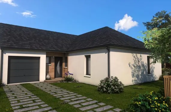 Maison 96 m² sur terrain 334 m²
