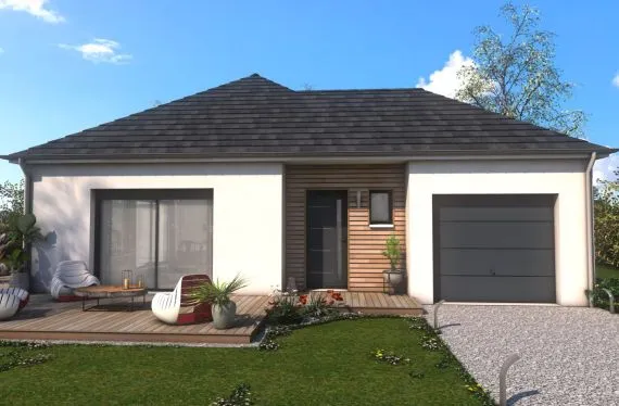 Maison 100 m² sur terrain 410 m²