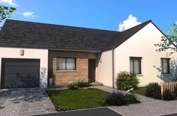 Maison 90 m² sur terrain 410 m²