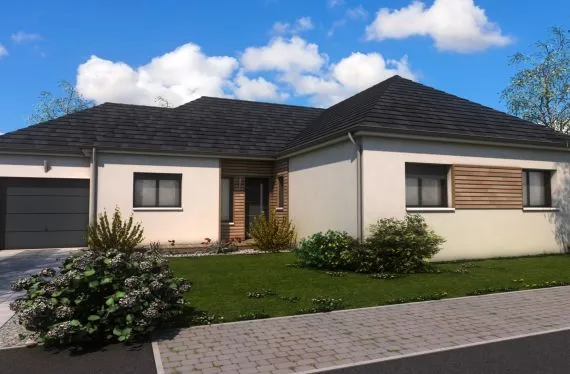 Maison 110 m² sur terrain 360 m²