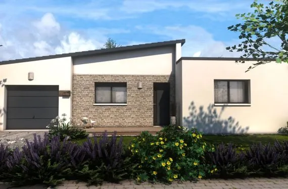 Maison 85 m² sur terrain 402 m²