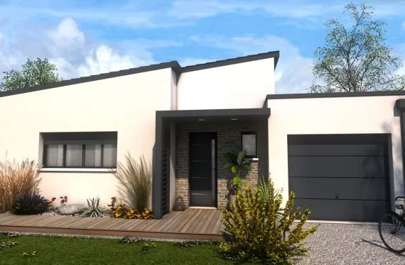 Maison 100 m² sur terrain 346 m²